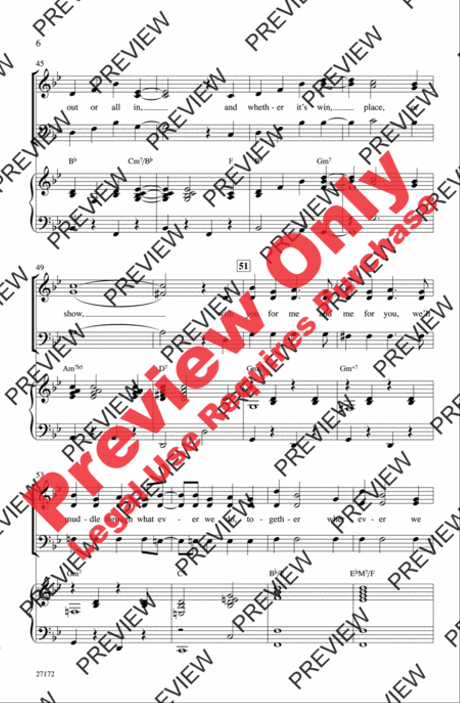 Together Wherever We Go 3-Part scores gallery preview page 6