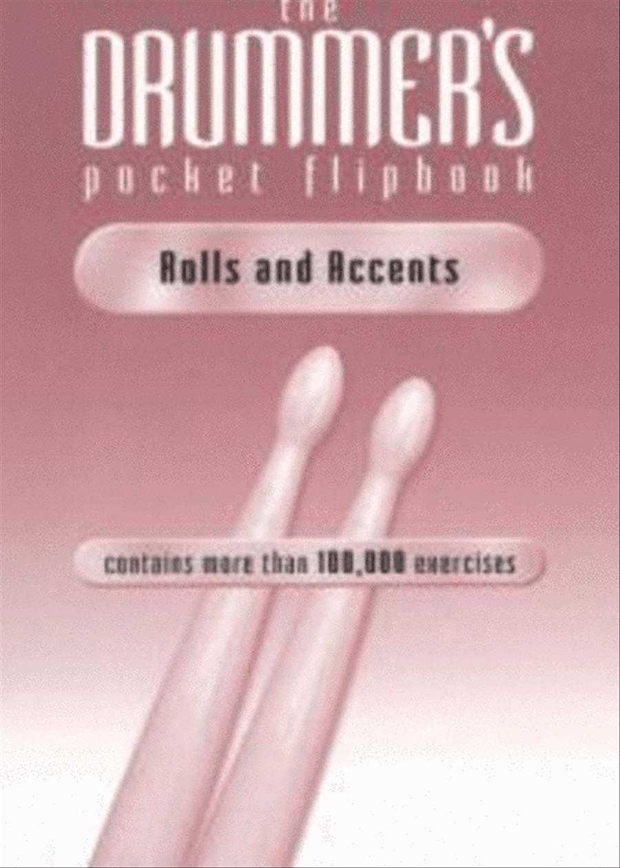 The Drummers Flipbook:Rolls/Accents Drums scores gallery preview page 1