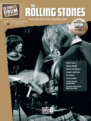 Book cover for Ultimate Drum Play-Along Rolling Stones