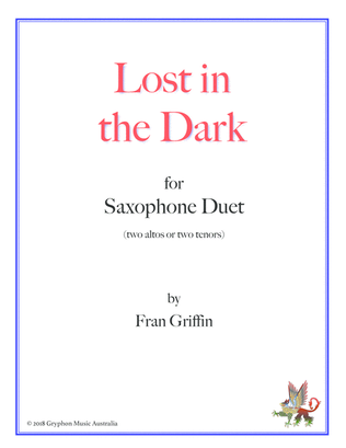 Lost in the Dark for sax duet
