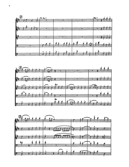 Suite from Water Music - Full Score