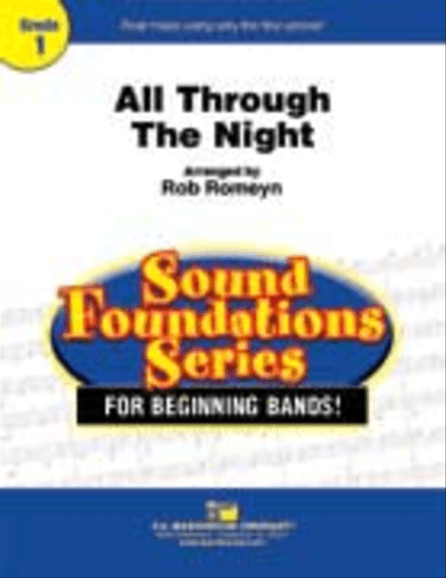 All Through The Night All Through The Night Concert Band scores gallery preview page 1