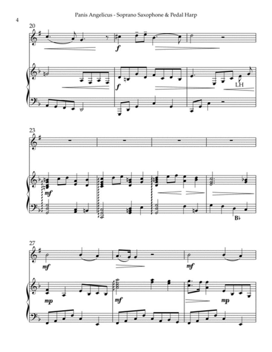 Panis Angelicus, Duet for Bb Soprano Saxophone & Pedal Harp image number null