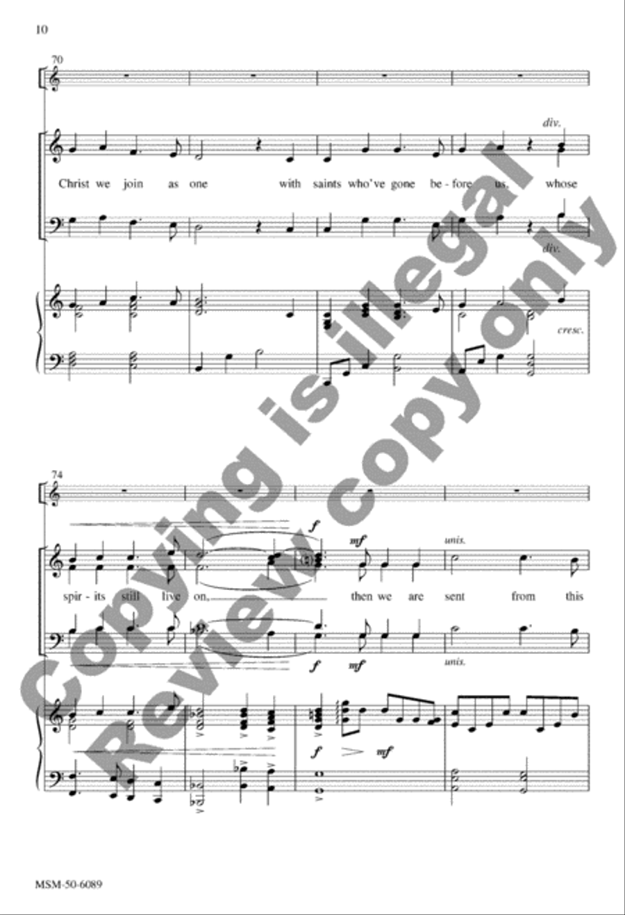 Hands of God 4-Part scores gallery preview page 10