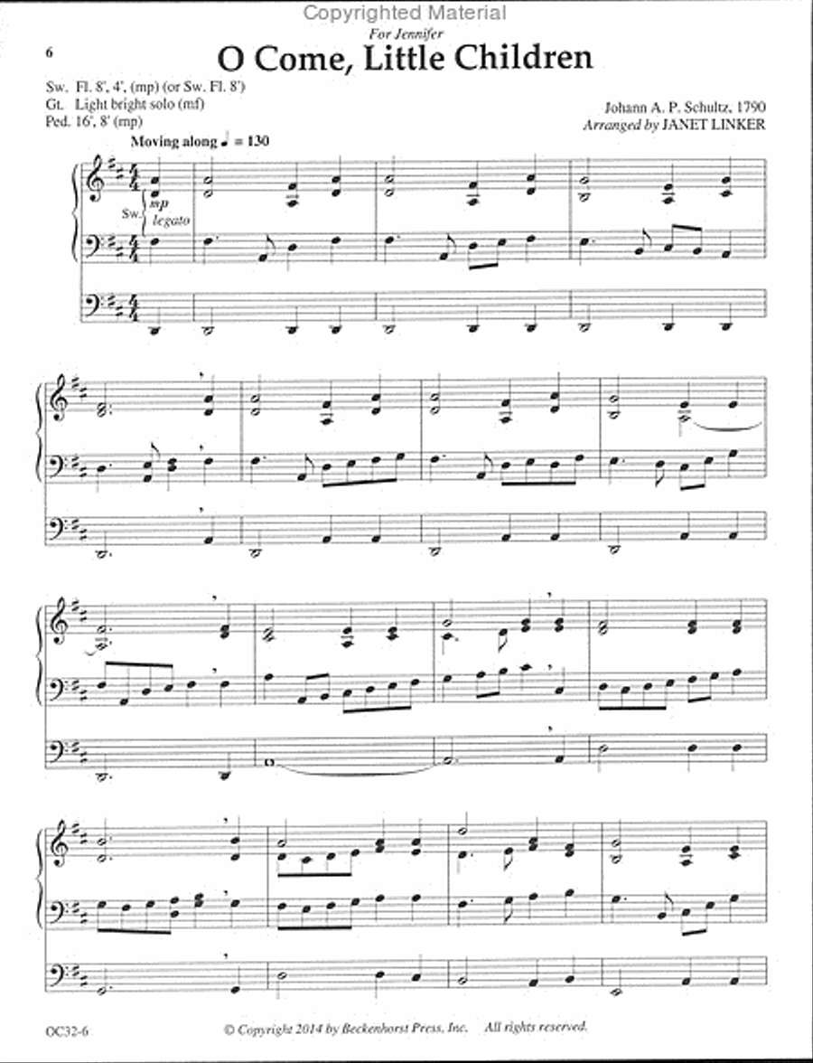 Jesus Loves Me, This I Know - Linker Organ scores gallery preview page 4