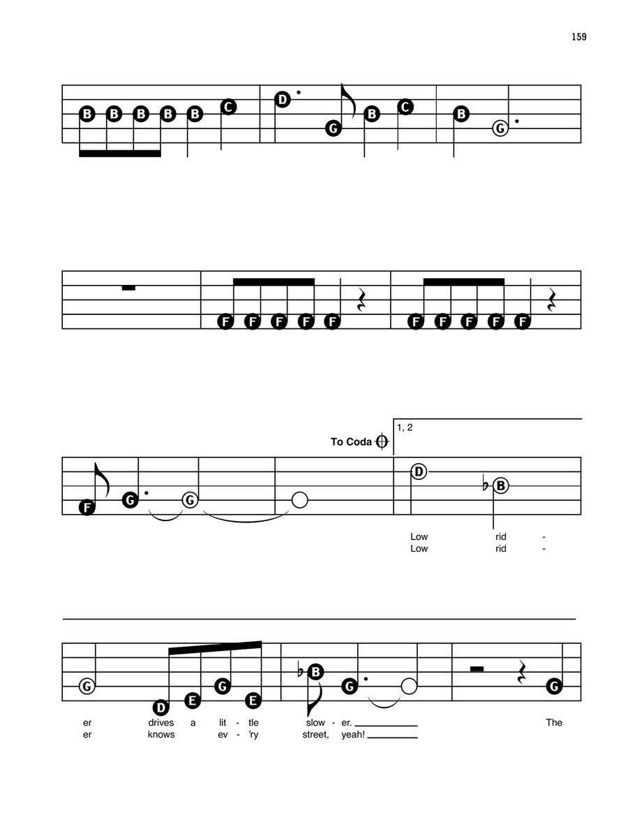 Low Rider Electronic Keyboard scores gallery preview page 2