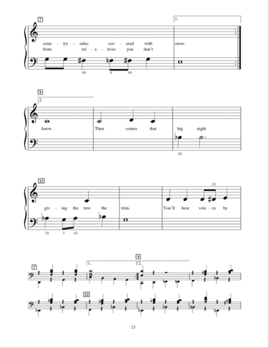 Mistletoe And Holly Electronic Keyboard scores gallery preview page 2