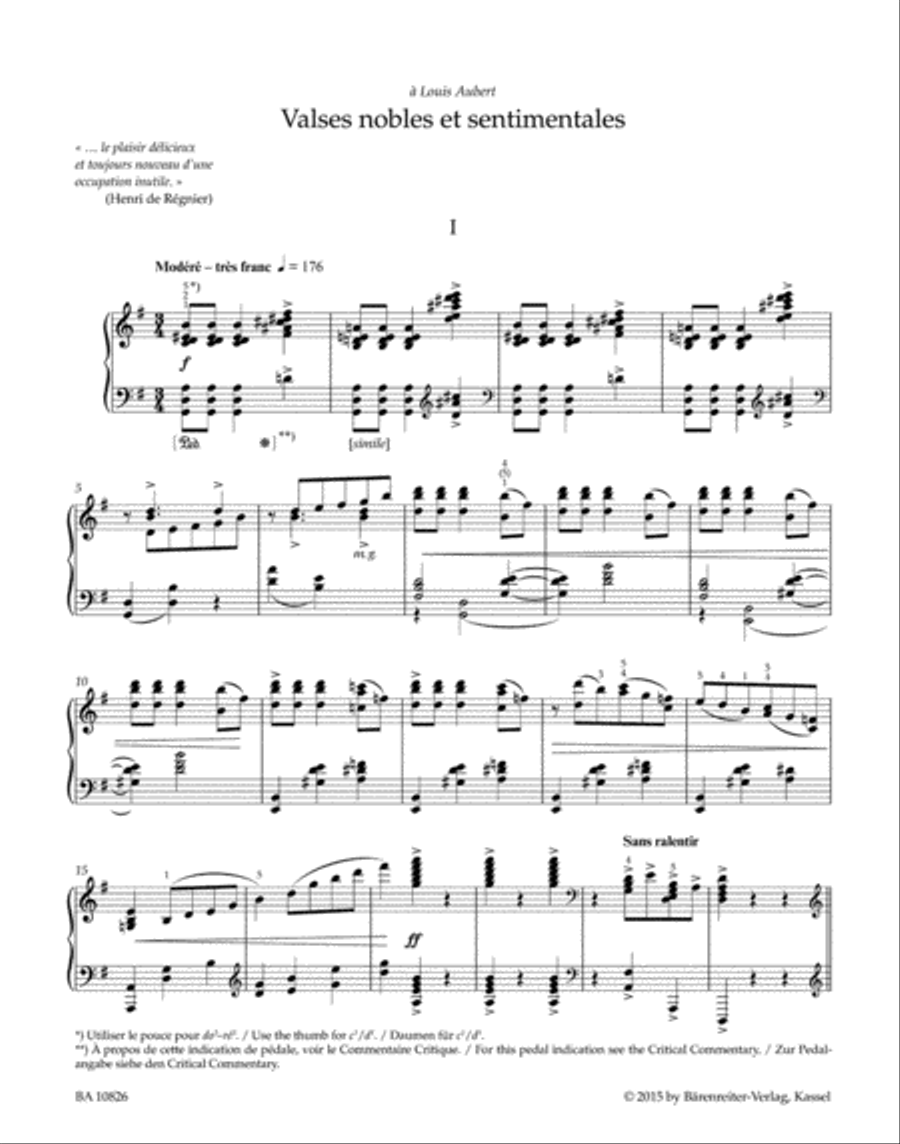 Valses nobles et sentimentales for Piano Piano Solo scores gallery preview page 2