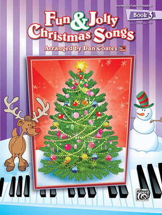 Book cover for Fun & Jolly Christmas Songs, Book 3