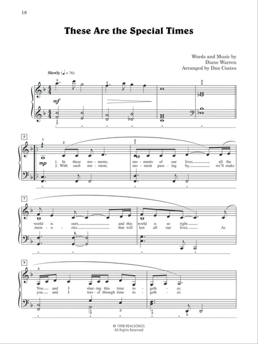 <br>Sheet music extract