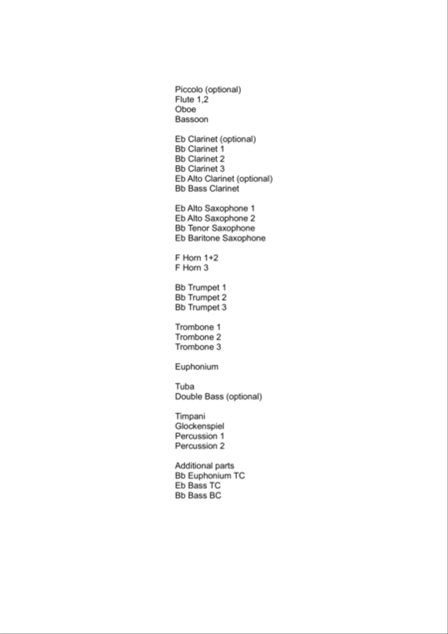A GAELIC BLESSING Concert Band scores gallery preview page 2