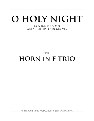 Book cover for O Holy Night - French Horn Trio