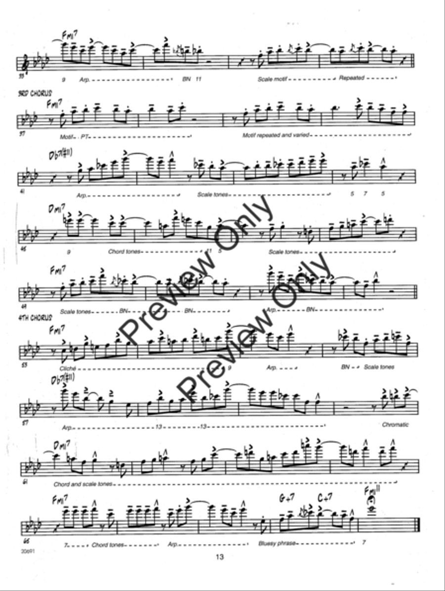 Effective Etudes For Jazz - Flute - Book with MP3 Downloads Jazz Ensemble scores gallery preview page 14