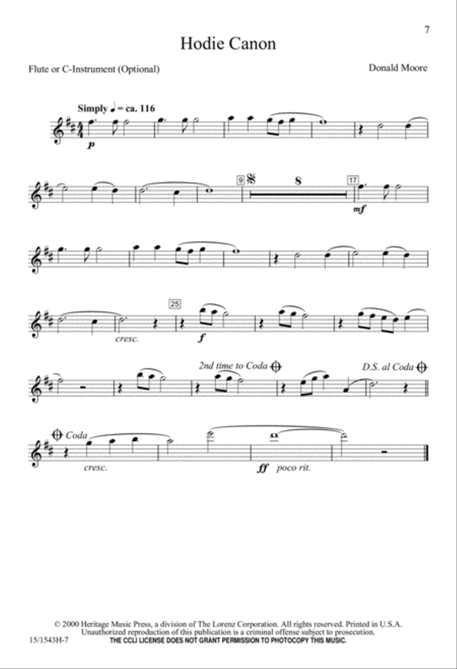 Hodie Canon Hodie Canon 2-Part scores gallery preview page 7