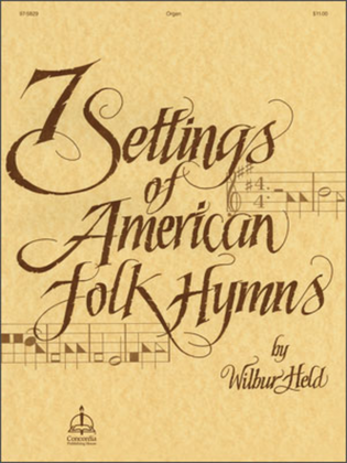 Book cover for Seven Settings of American Folk Hymns