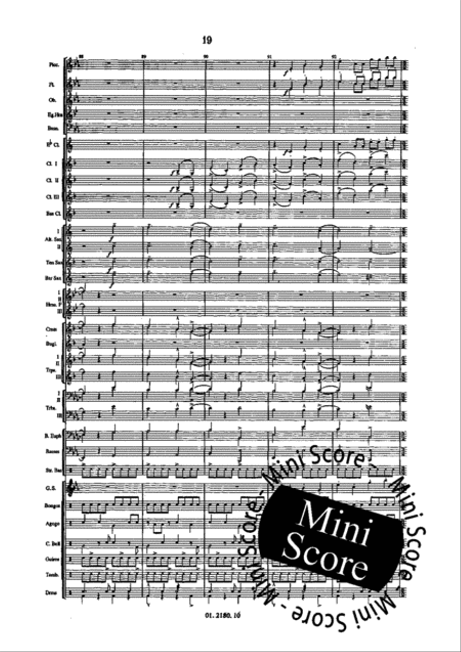 Brazilian Suite Brazilian Suite Concert Band scores gallery preview page 25