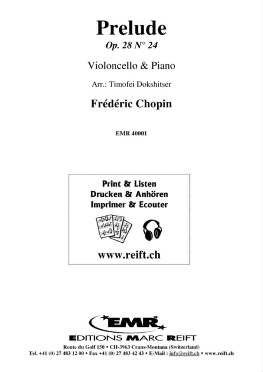 Prelude Piano Accompaniment scores gallery preview page 1