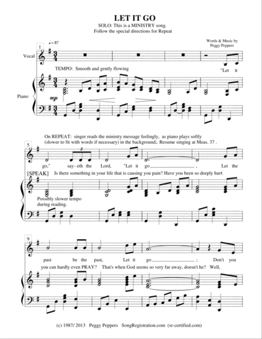 LET IT GO Piano scores gallery preview page 2