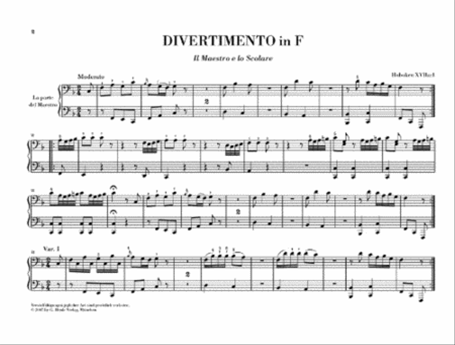 Divertimento Piano Solo scores gallery preview page 2