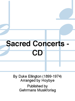 Sacred Concerts - CD