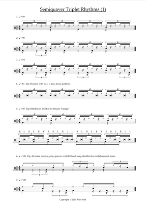 Semiquaver Triplet Rhythms (1)