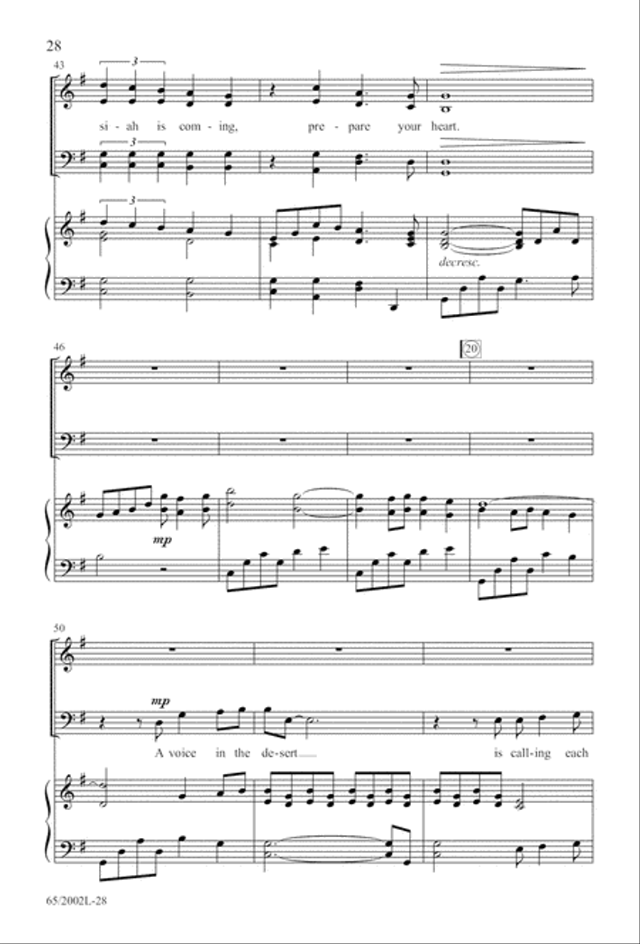 And This Shall Be a Sign And This Shall Be a Sign 4-Part scores gallery preview page 29