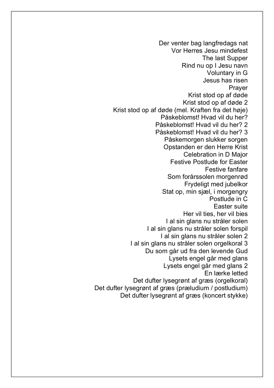 Spring - Lent - Easter - Pentecost Organ Collection Organ Solo scores gallery preview page 3