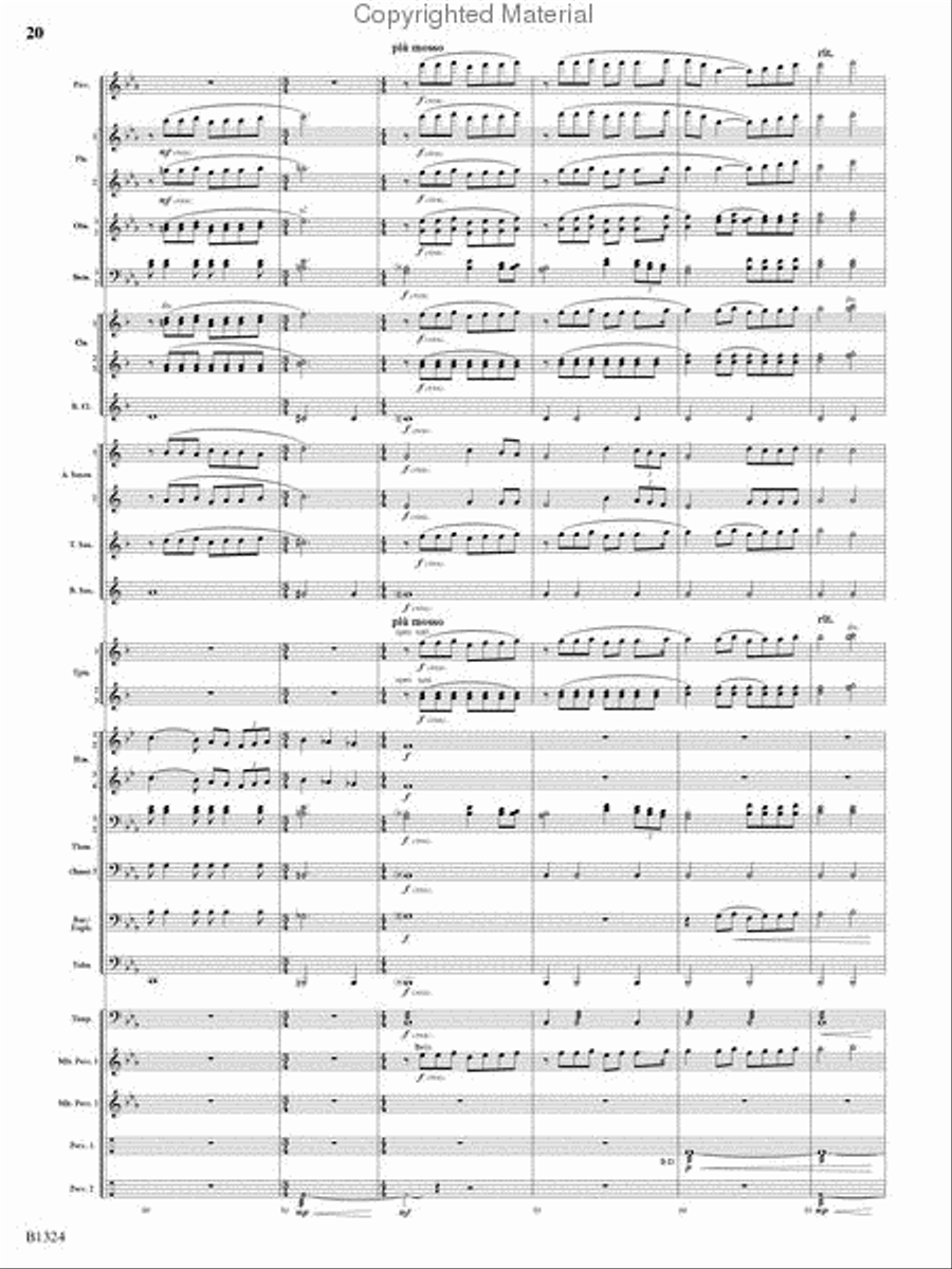 Fusion Concert Band scores gallery preview page 19