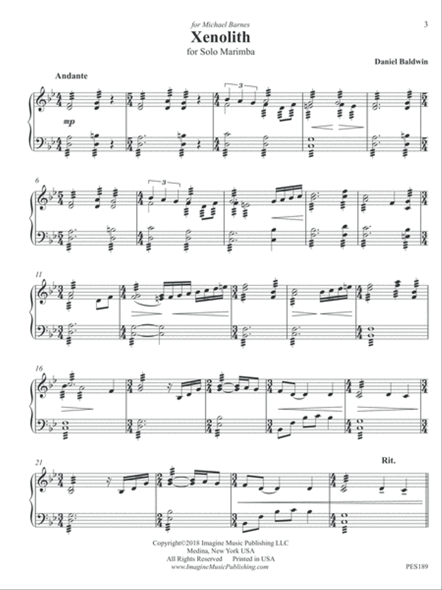 Xenolith Percussion scores gallery preview page 4
