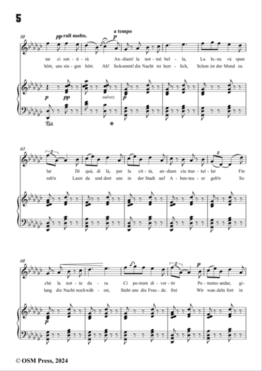 Paladilhe-Mandolinata( Souvenir de Rome),in G flat Major Voice scores gallery preview page 6