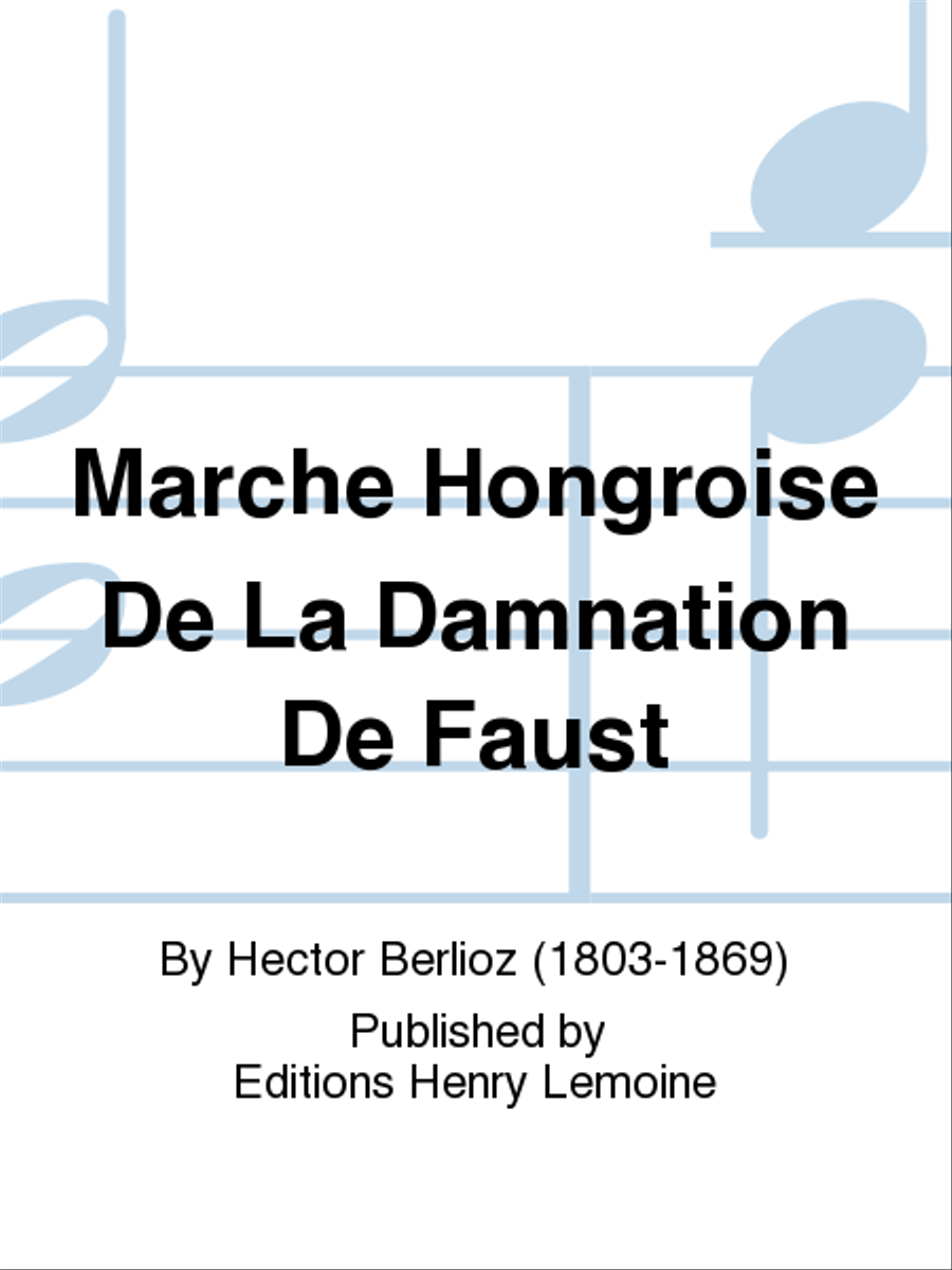 Marche Hongroise De La Damnation De Faust Piano Solo scores gallery preview page 1