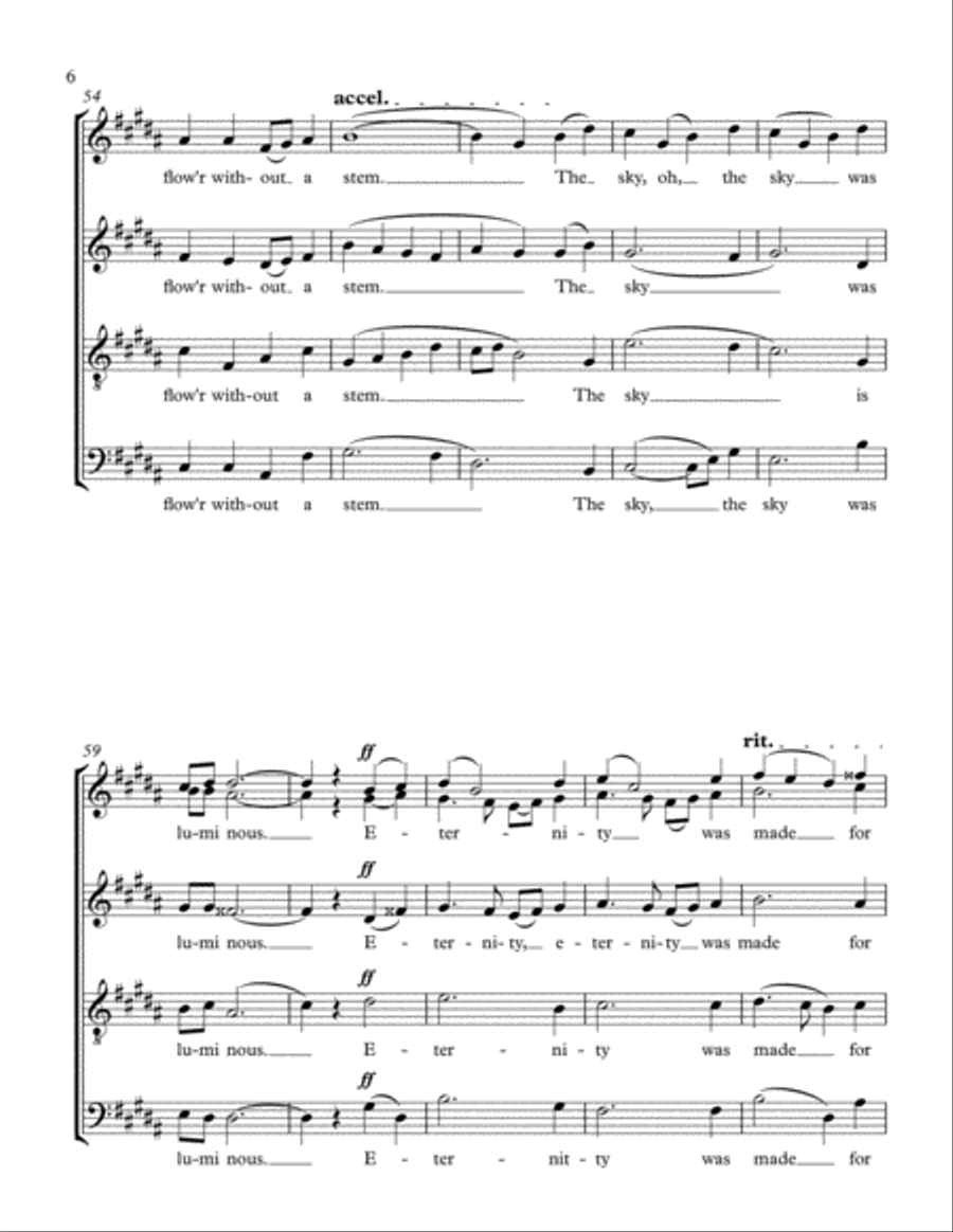 Tonight 4-Part scores gallery preview page 6
