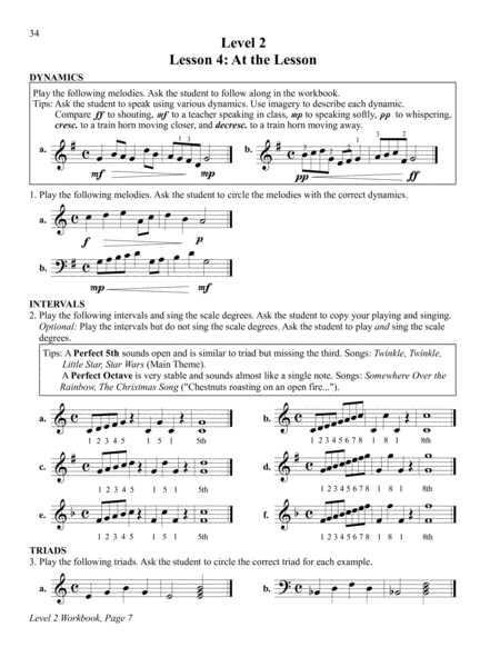 Ear Training Basics: Teacher Book (Preparatory Level through Level 3)