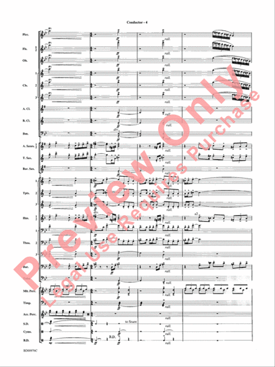 Covenant Concert Band scores gallery preview page 6