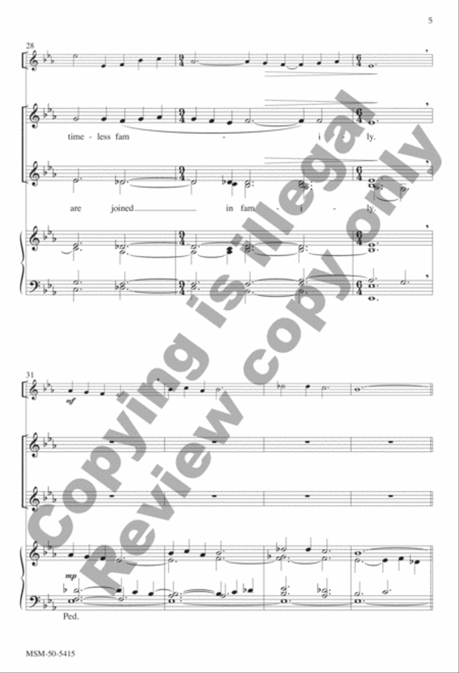 Holy Spirit, Gift of God Holy Spirit, Gift of God Divisi scores gallery preview page 5