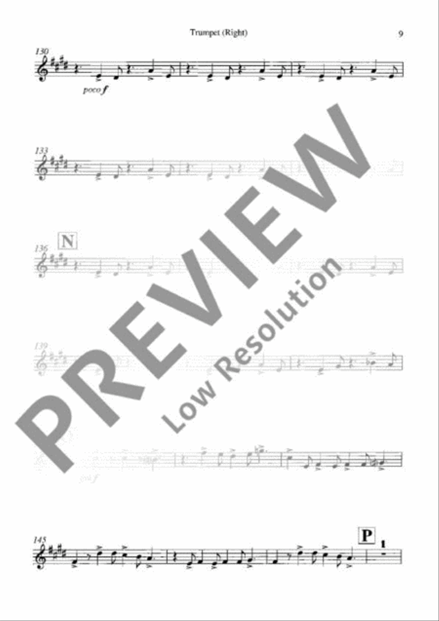 Full Fathom Five Woodwind Quintet scores gallery preview page 11