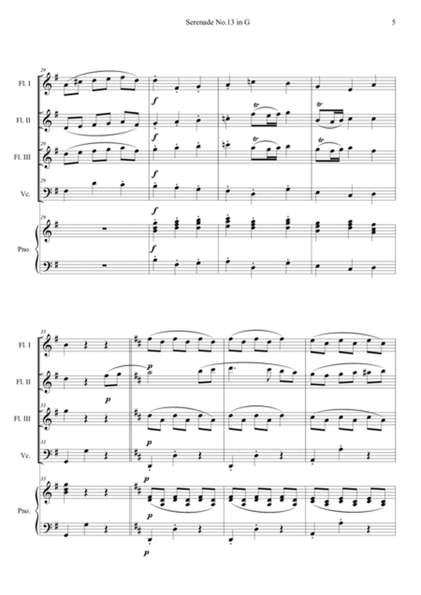 Serenade No.13 "Eine Kleine Nachtmusik" in G major, K.525 3.Minuet image number null
