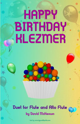 Happy Birthday Klezmer for Flute and Alto Flute Duet