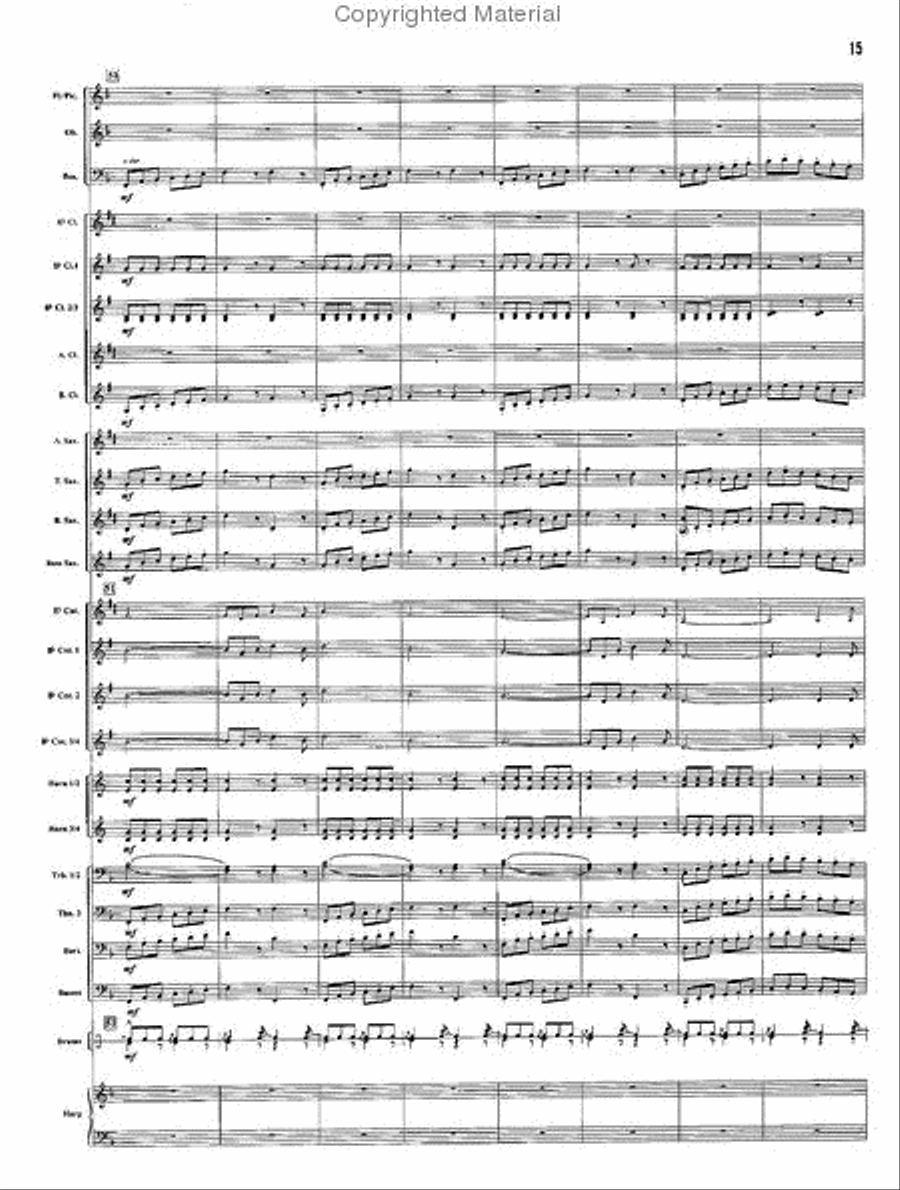 Semper Fidelis Concert Band scores gallery preview page 8