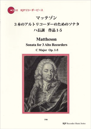 Sonata for 3 Alto Recorders C Major, Op. 1-5