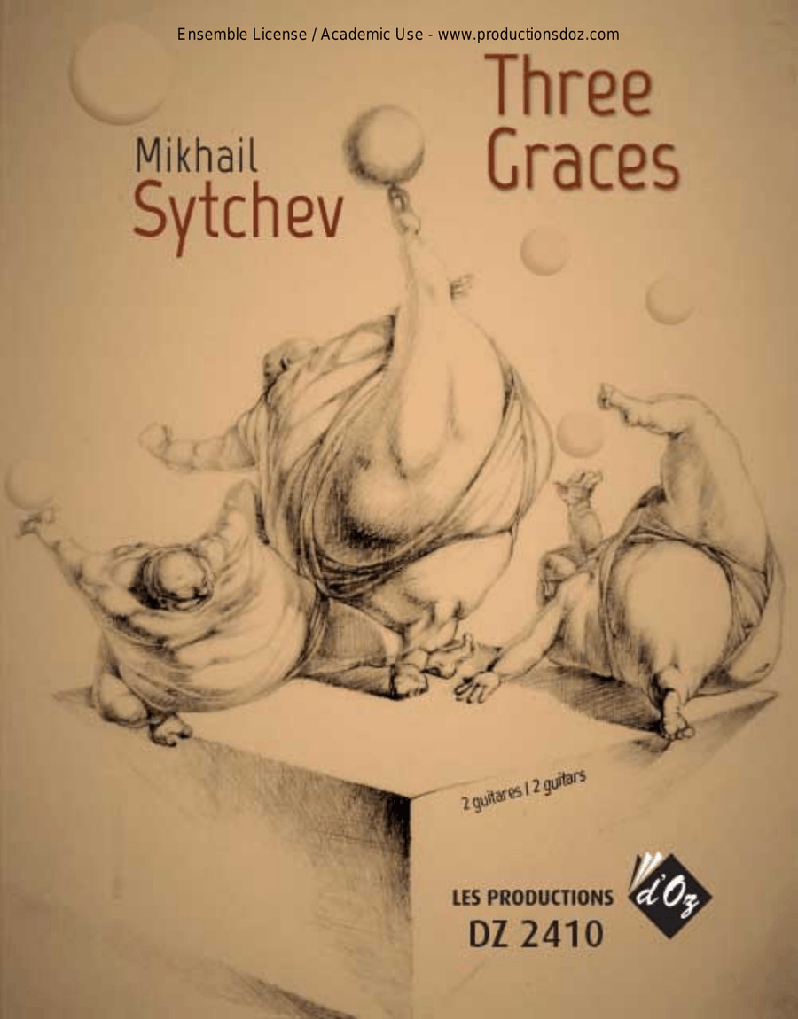 Three Graces Three Graces Classical Guitar scores gallery preview page 1