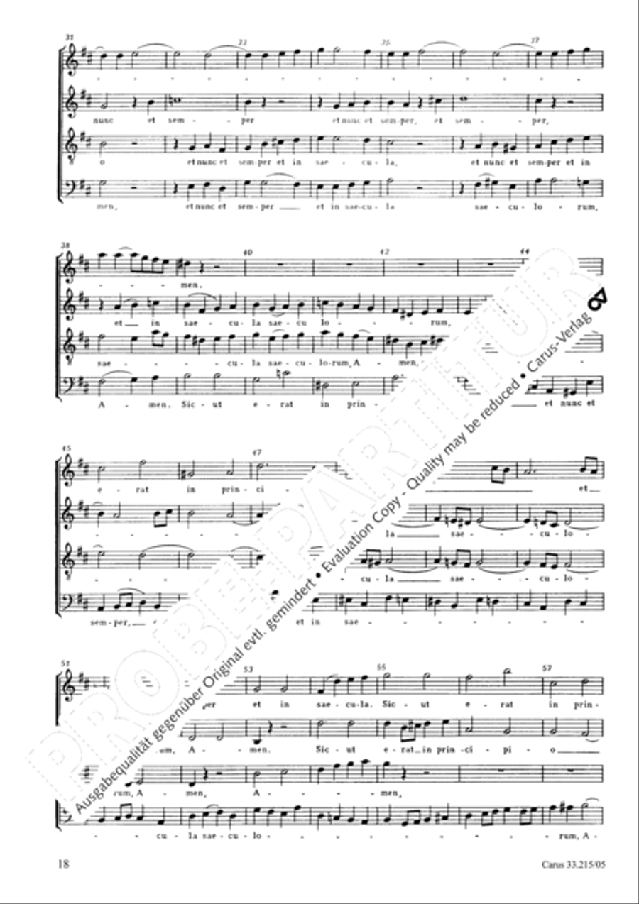 Magnificat Magnificat 4-Part scores gallery preview page 19