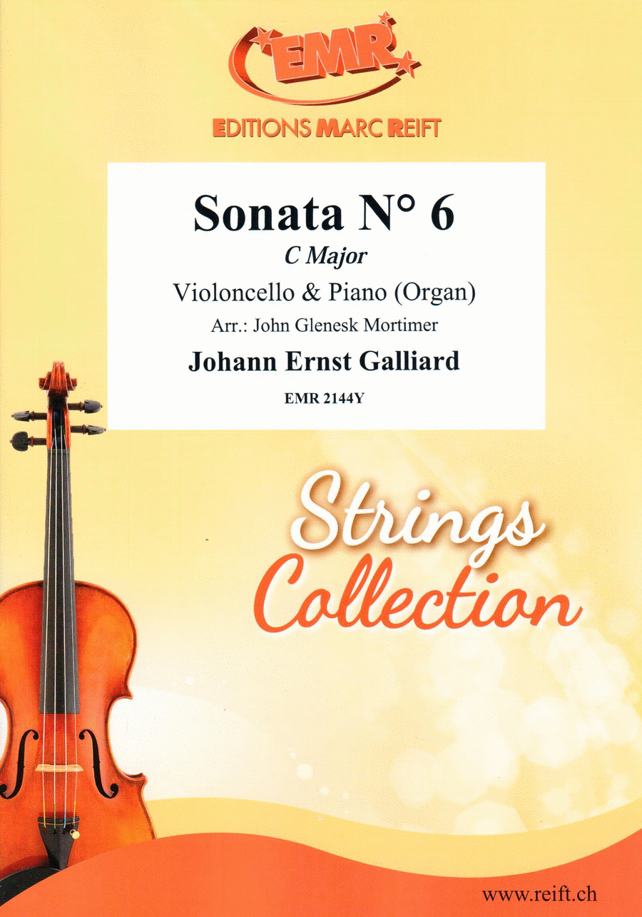 Sonata No. 6 in C Major Sonata No. 6 in C Major Organ scores gallery preview page 1