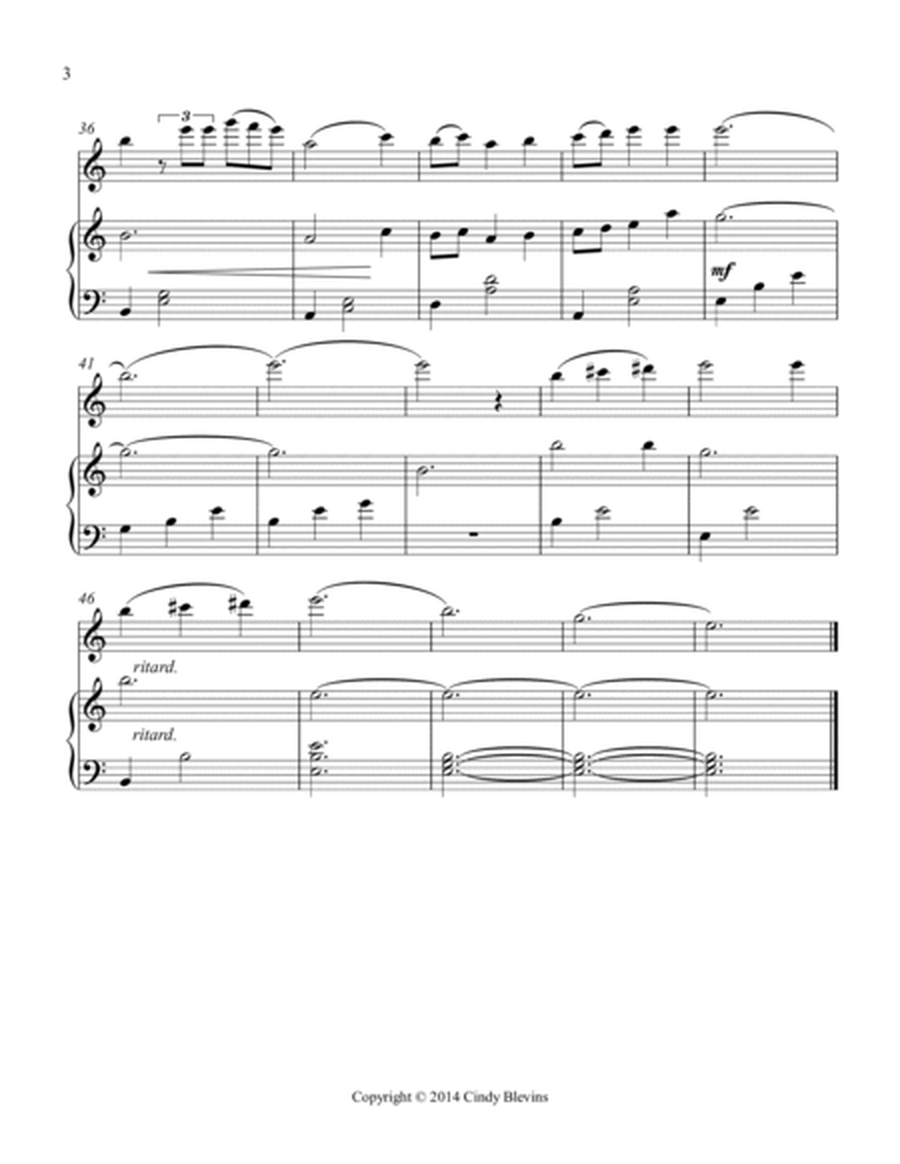 Nocturne, Op. 15, No. 3, for Harp and Flute image number null