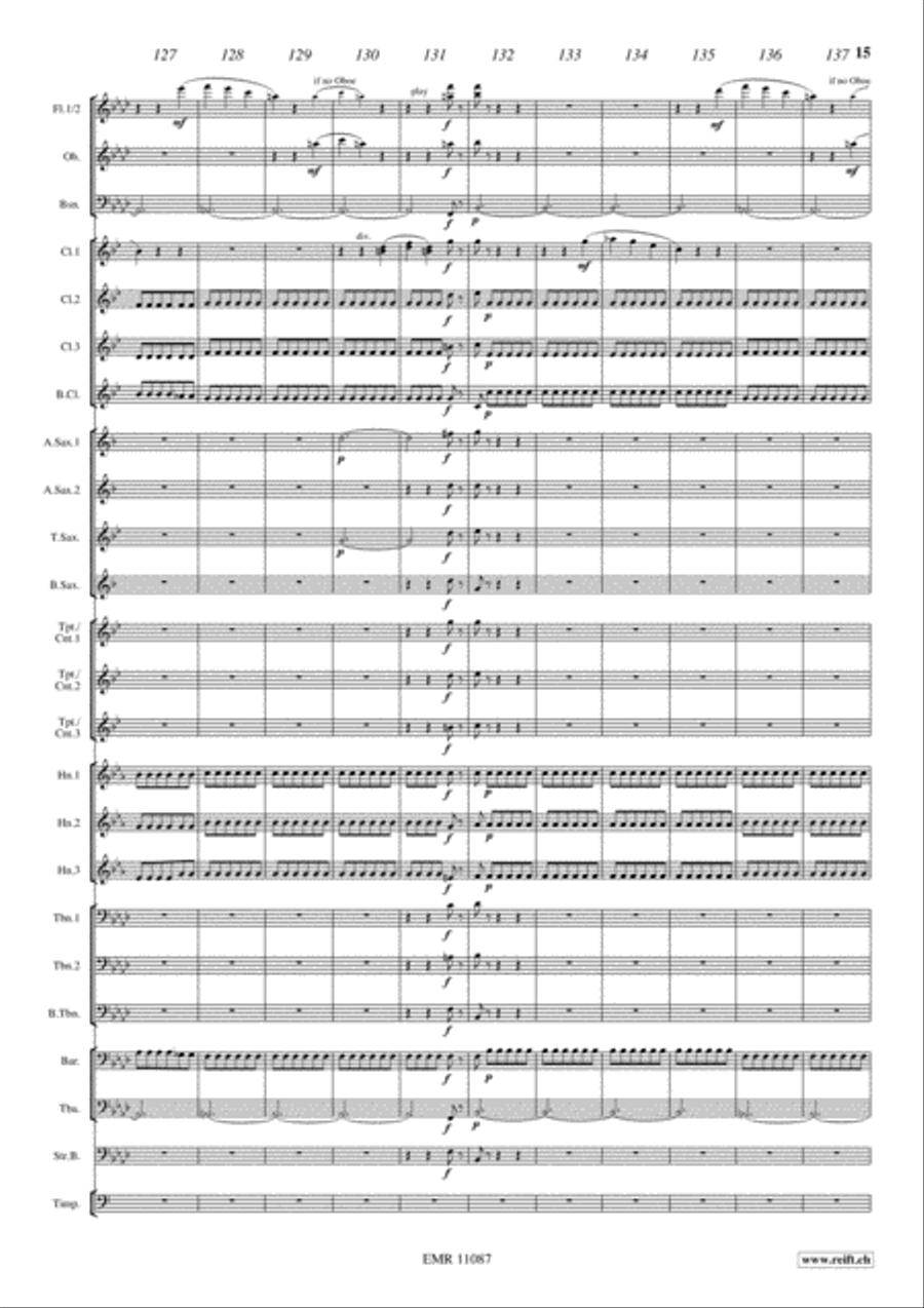 Egmont Egmont Concert Band scores gallery preview page 16