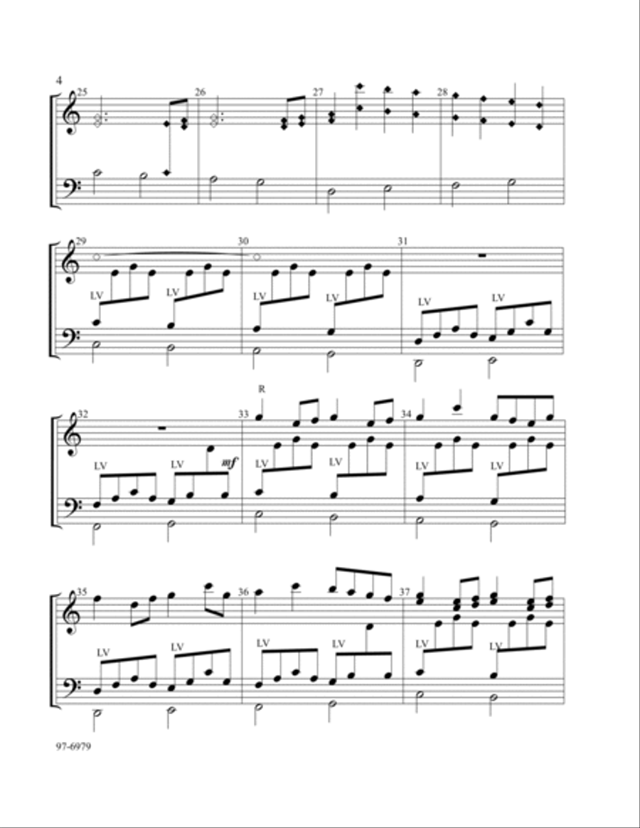 Passacaglia No. 2 in C Passacaglia No. 2 in C Handbell Choir scores gallery preview page 4