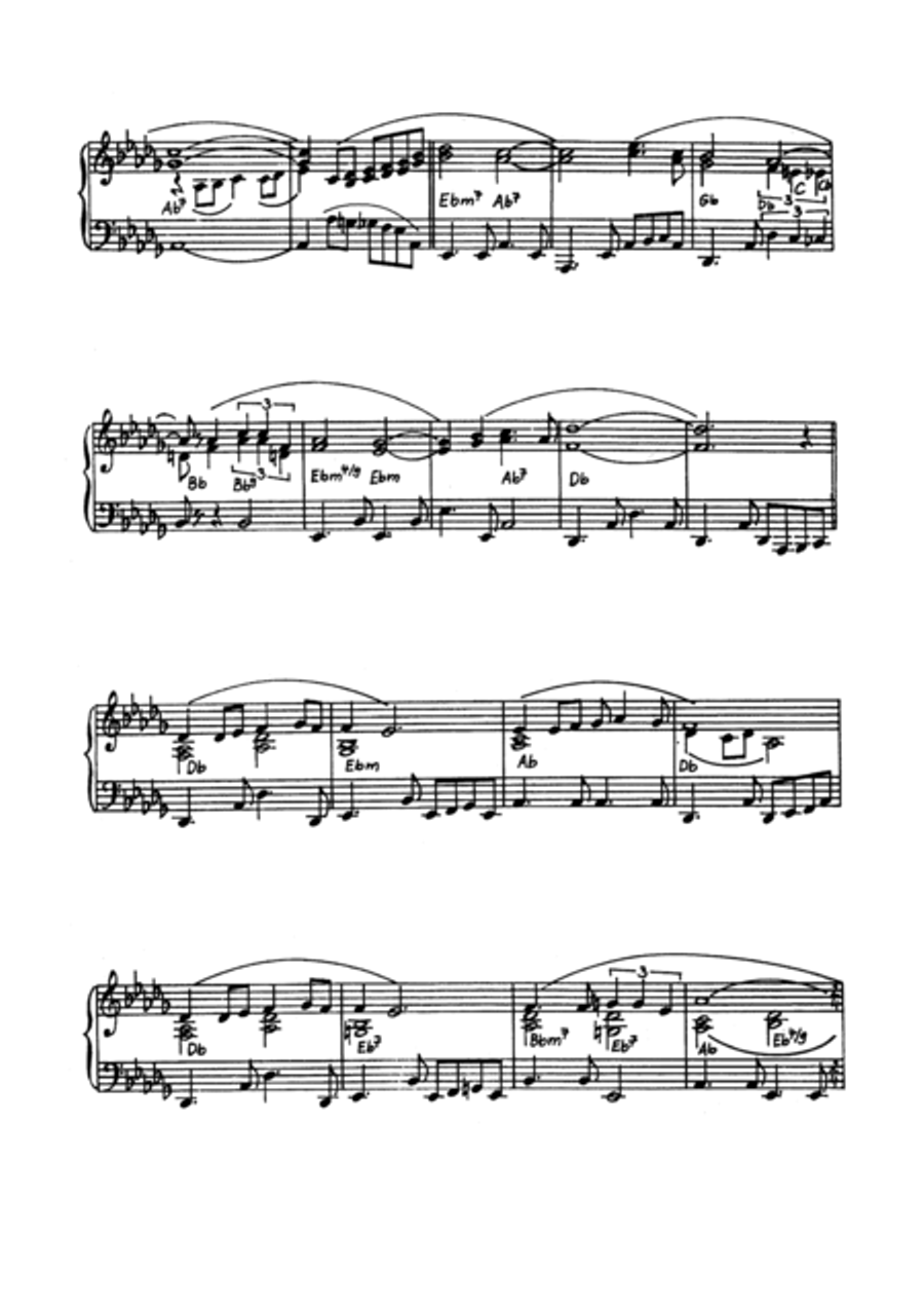 Abschied ohne Tranen Piano Solo scores gallery preview page 4