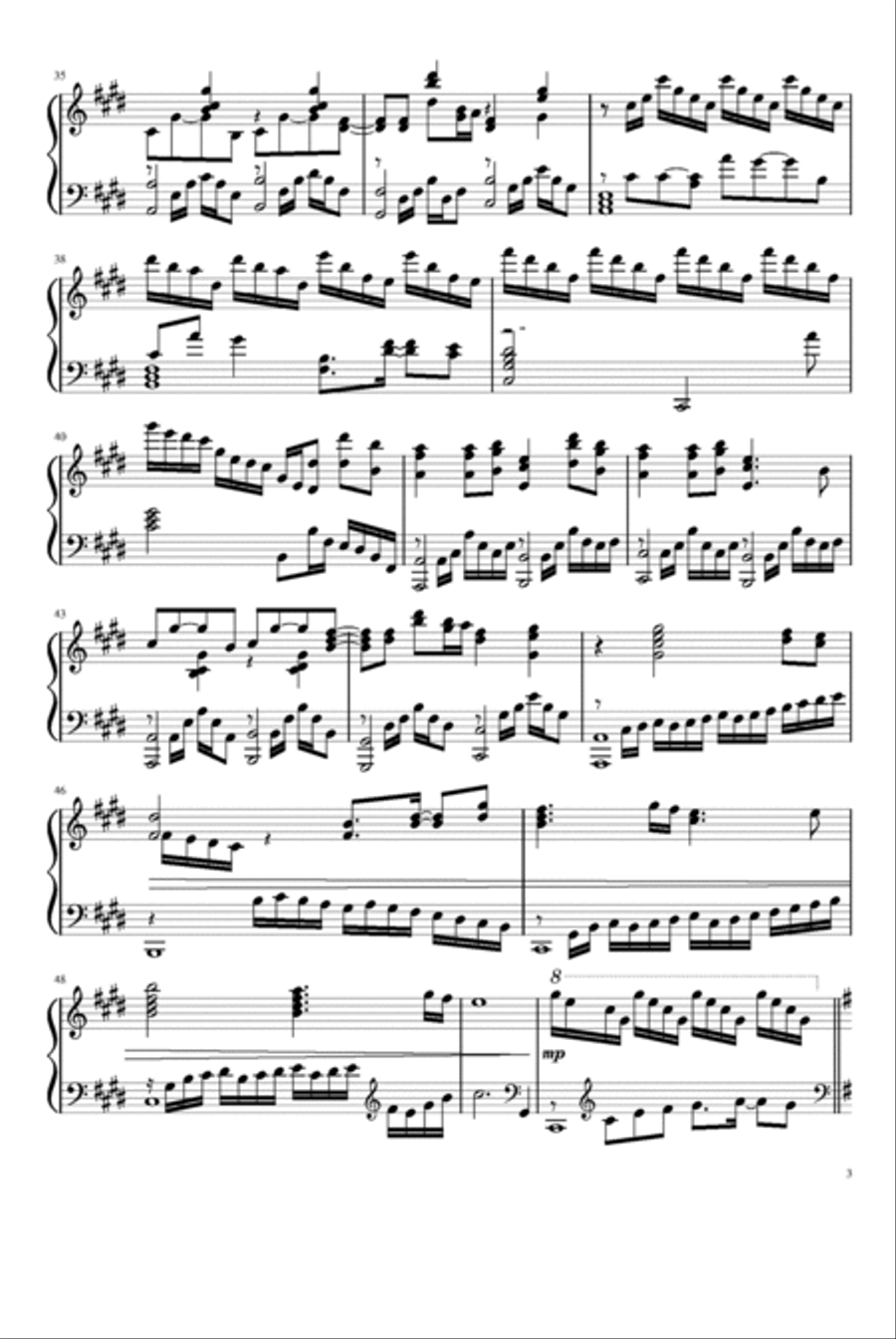 Styx Helix Piano Solo scores gallery preview page 3