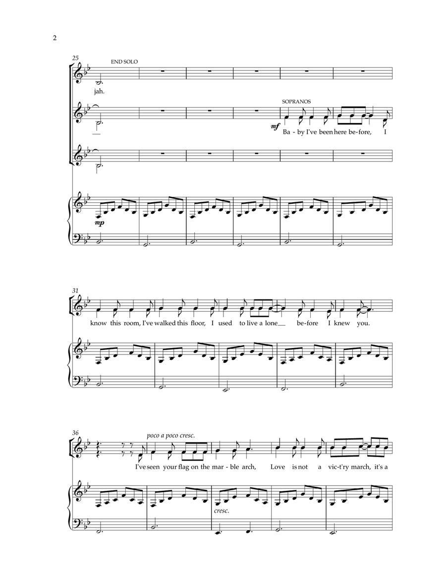 Hallelujah SSAA scores gallery preview page 3