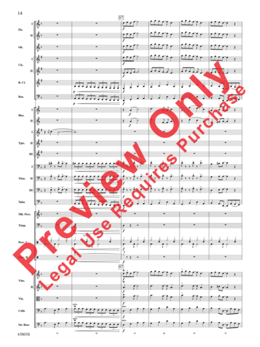 The Doors on Tour Full Orchestra scores gallery preview page 15